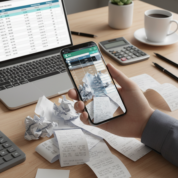 How to Scan Receipts into Excel